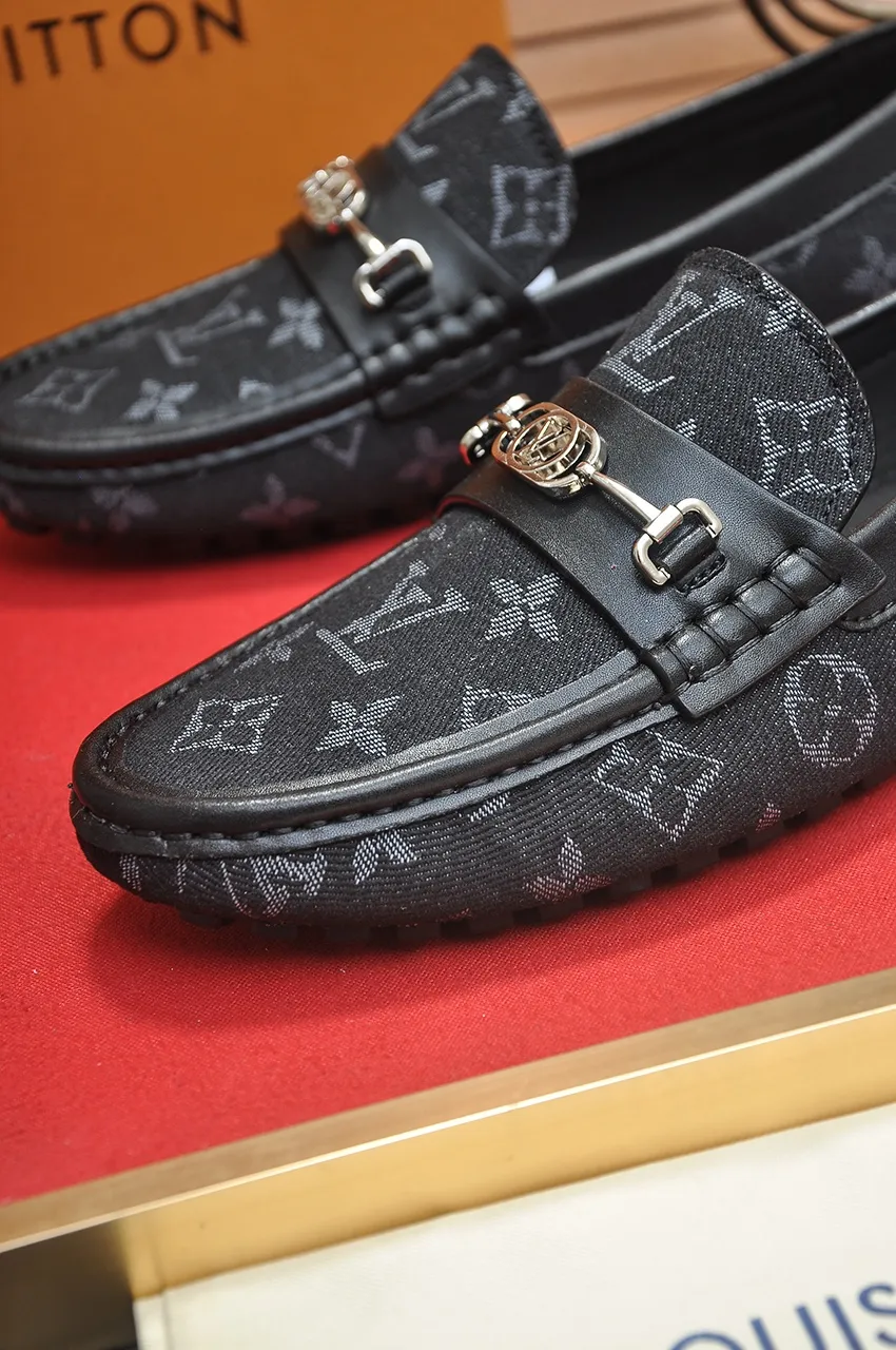 Men's Men's Shoes💰420💶【GUCCI】 (High-end Niuli) New 🍀Gucci*——Gucci Doudou Shoes! Made of imported original cowhide, the inner top layer is comfortable cowhide lining! Original wear-resistant rubber outsole! High quality products! Code number 38-44!